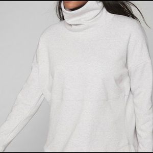 Athleta Funnel Turtleneck with Inner Fleece Lining
